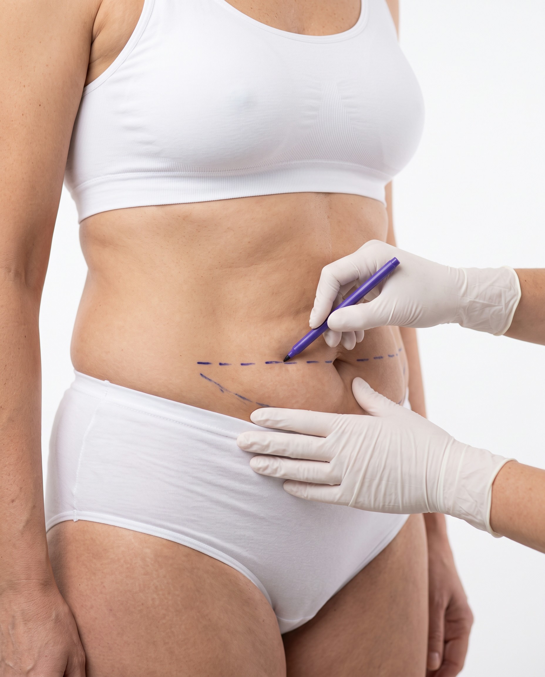 Marcado quirúrgico para abdominoplastía