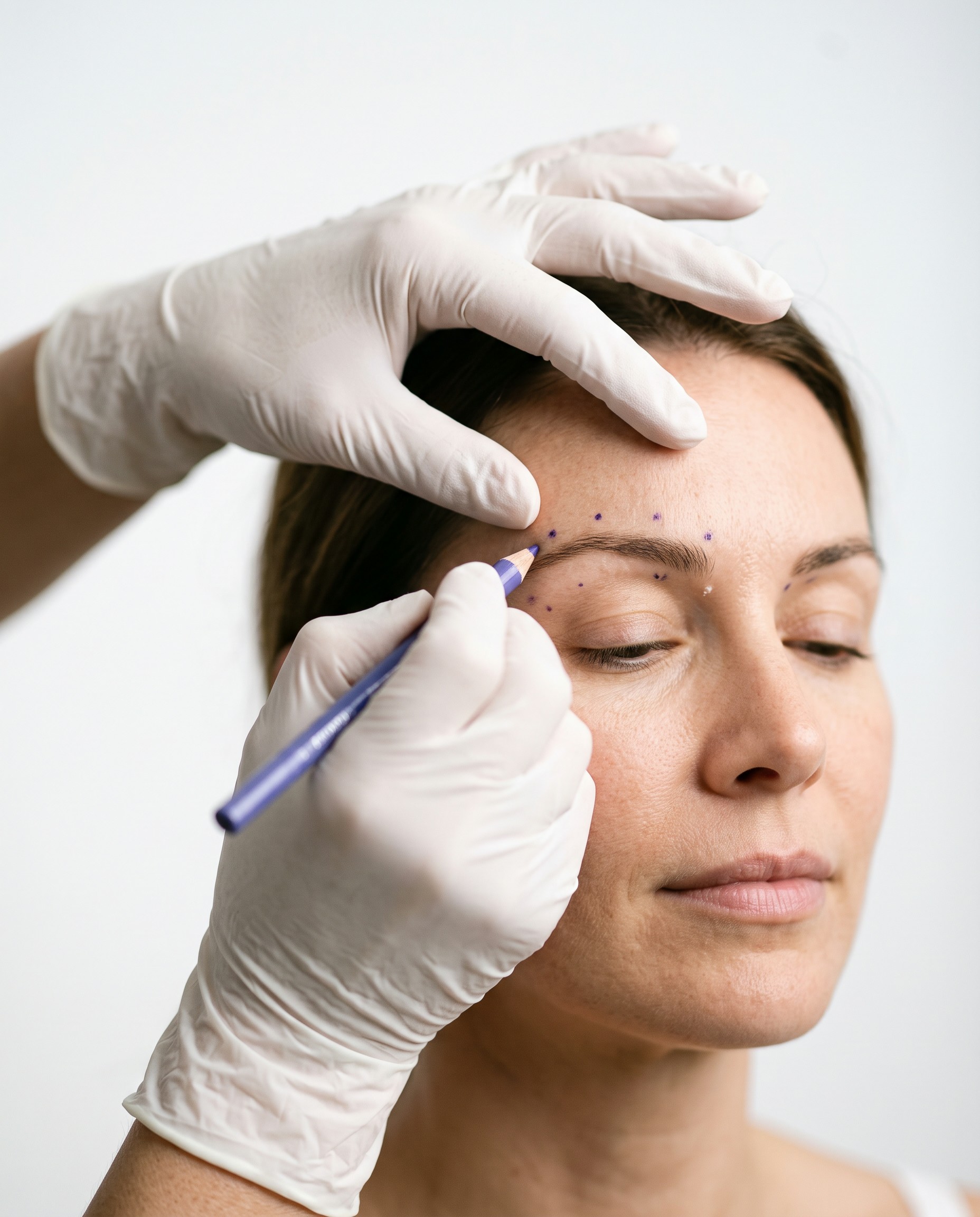 Botox injection site mapping